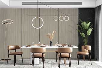 青羊轻奢风格-餐厅