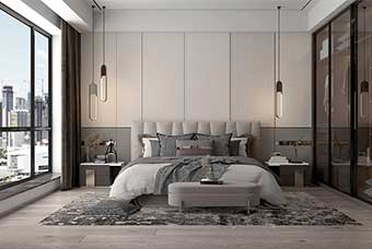 青羊现代风格-卧室