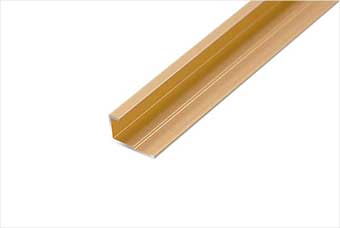 青羊航空纤维墙咔铝合金边条（钛金氧化）