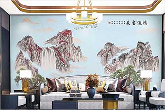 青羊森佰汇航空纤维墙咔（鸿运当头）